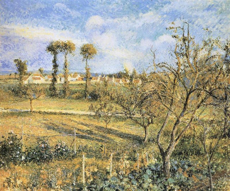 Camille Pissarro Sunset china oil painting image